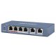 Hikvision Switch PoE - DS-3E0106P-E/M (4 port 100Mbps, 45W, 2xRJ45 100Mbps)