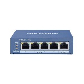   Hikvision Switch PoE - DS-3E0505P-E (4 port 1000Mbps, 60W, 1 uplink port, L2)