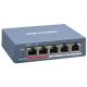 Hikvision Switch PoE - DS-3E1105P-EI/M (4 port 100Mbps, 45W, 1xRJ45 100Mbps)