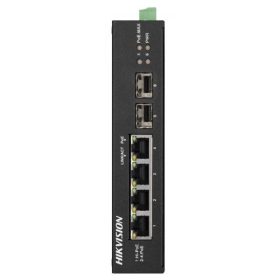   Hikvision Switch PoE - DS-3T0506HP-E/HS (4 port 1000Mbps, 60W, 2xSFP 1000Mbps)