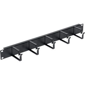   Legrand vízszintes rendezők - 2U, 19", gyűrűs, acél, csavaros rögzítés, vízszintes irányú