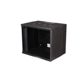   Equip Fali Rackszekrény - EWM-09-5440-B (19", 9U, 540x400mm, lapra szerelt, fekete)
