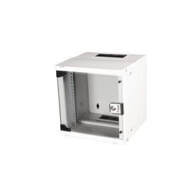   Equip Fali Rackszekrény - EWM-06-3030-G (10", 6U, 300x300mm, lapra szerelt, szürke)