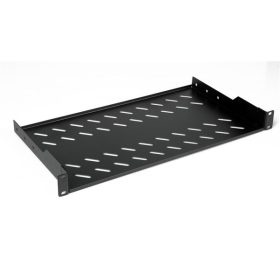   Equip Rackszekrény kiegészítő - EZFS-19-1-40-B (Fix polc, 19", 1U, Mélység: 250mm, fekete)