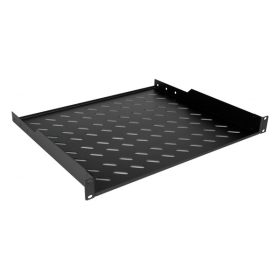   Equip Rackszekrény kiegészítő - EZFS-19-1-60-B (Fix polc, 19", 1U, Mélység: 400mm, fekete)