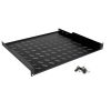 Equip Rackszekrény kiegészítő - EZFS-19-1-60-B (Fix polc, 19", 1U, Mélység: 400mm, fekete)