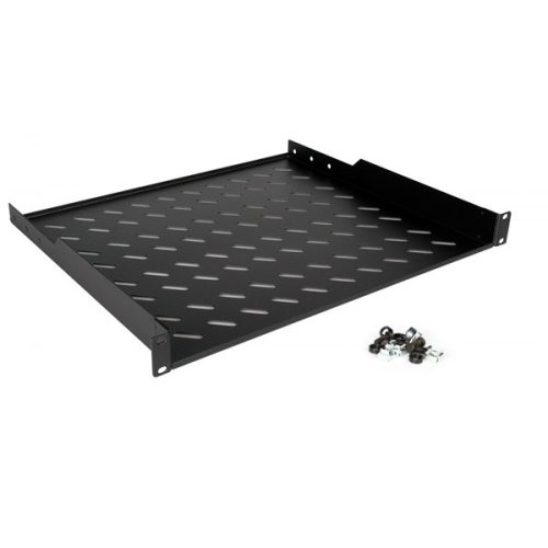 Equip Rackszekrény kiegészítő - EZFS-19-1-60-B (Fix polc, 19", 1U, Mélység: 400mm, fekete)