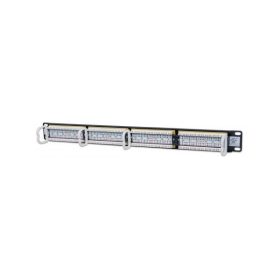   Manhattan Patch panel - CAT6 UTP patch panel, 24 portos, 1U, Fekete