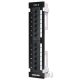 Manhattan Patch panel - Falra szerelhető, CAT6 UTP árnyékolatlan patch panel,  12 portos, 10" 1U, Fekete