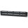 Manhattan Patch panel - CAT6 UTP patch panel, 48 portos, 2U, Fekete