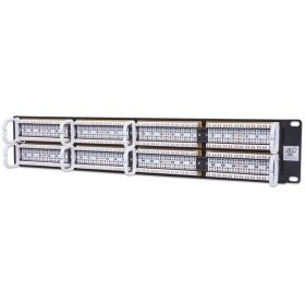  Manhattan Patch panel - CAT6 UTP patch panel, 48 portos, 2U, Fekete
