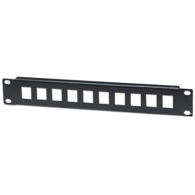   Manhattan Patch panel - Üres patch panel, 10 portos, 10" 1U, Fekete