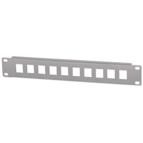   Manhattan Patch panel - Üres patch panel, 10 portos, 10" 1U, Szürke