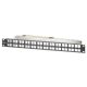 Manhattan Patch panel - Üres patch panel, 48 portos, 10" 1U, Fekete