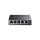 TP-Link Switch Menedzselhető PoE - ES205GP (Omada; 5x 1Gbps; 4x af/at PoE+ port; 65W)
