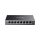 TP-Link Switch Menedzselhető PoE - ES208GP (Omada; 8x 1Gbps; 8x af/at PoE+ port; 64W)