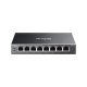 TP-Link Switch Menedzselhető PoE - ES208GP (Omada; 8x 1Gbps; 8x af/at PoE+ port; 64W)
