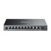 TP-Link Switch Menedzselhető PoE - ES210GP (Omada; 9x 1Gbps; 8x af/at PoE+ port; 1x SFP/RJ45 combo port; 63W)