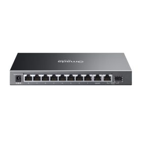   TP-Link Switch Menedzselhető PoE - ES210GP (Omada; 9x 1Gbps; 8x af/at PoE+ port; 1x SFP/RJ45 combo port; 63W)