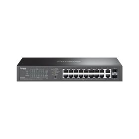   TP-Link Switch Menedzselhető PoE - ES220GP (Omada; 18x 1Gbps; 16x af/at PoE+ port; 2x SFP port; 150W)