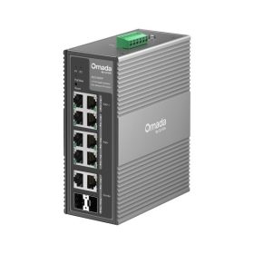   TP-Link Switch Industrial PoE - IES210GPP (8x 1Gbps bt/at/af PoE port; 2x SFP port; 240W; DC 12-57V; DIN-sín)