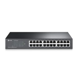 TP-Link Switch  - TL-SF1024D (24 port, 100Mbps; fém ház, rackbe szerelhető)