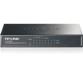   TP-Link Switch  PoE - TL-SG1008P (8port 1Gbps; 8/4 af PoE port; 55W)