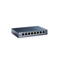 TP-Link Switch  - TL-SG108 (8 port, 1000Mbps; fém ház)