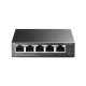 TP-Link Switch  PoE - TL-SF1005LP (5port 100Mbps; 5/4 af PoE port; 41W)