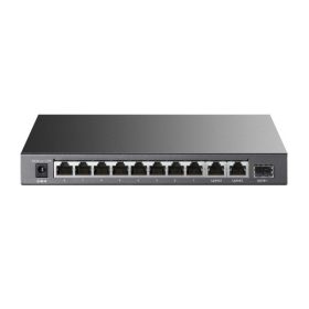   TP-Link Switch  PoE - TL-SL1311P (11port; 8x 100Mbps af/at PoE+ port; 2x 1Gbps port; 1x 1Gbps SFP; 65W)