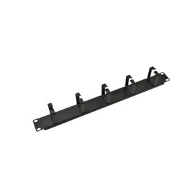   Walisec rackszekrény Kiegészítő - CM-02 (Kábel rendező panel, Gyűrű panel, 1U(19"), fekete)