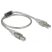 Delock Kábel - 82057 (USB2.0, A-B nyomtató kábel, apa/apa, ferrit, 0,5m)