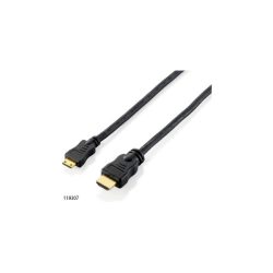 Equip Kábel - 119307 (HDMI1.4 - MiniHDMI kábel, apa/apa, 2m)