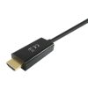 Equip Átalakító Kábel - 119390 (DisplayPort - HDMI kábel, apa/apa, 2m)