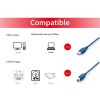 Equip Kábel - 128291 (USB3.0, A-B kábel, apa/apa, duplán árnyékolt, 1m)