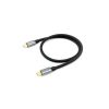 Equip Kábel - 128354 (USB-C 3.2 Gen2 to USB-C, apa/apa, PD:100W, fekete, 1m)