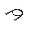 Equip Kábel - 128371 (USB-C 3.2 Gen2 hosszabbító kábel, apa/anya, 4K/60Hz, 10Gbps, 1m)