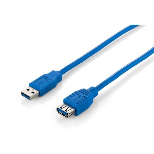 Equip Kábel - 128398 (USB3.0 A-A hosszabbítókábel, apa/anya, duplán árnyékolt, 2m)