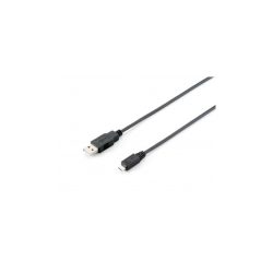 Equip Kábel - 128594 (USB2.0, A-microB kábel, apa/apa, 1m)