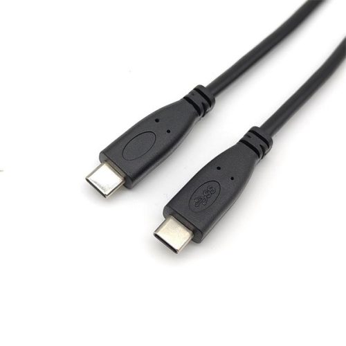 Equip Átalakító Kábel - 12888307 (USB-C2.0 to USB-C, apa/apa, fekete, 1m)