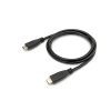 Equip Átalakító Kábel - 128887 (USB-C2.0 to USB-C, apa/apa, fekete, 2m)