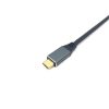 Equip Kábel - 133415 (USB-C to HDMI, apa/apa, 4K/60Hz, aluminium burkolat, 1m)