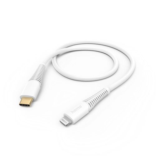 Hama Kábel - 201603  (USB-C/Lightning, USB 2.0, 1,5m, fehér)