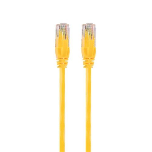 S-link Kábel - SL-CAT605YE (UTP patch kábel, CAT6, sárga, 5m)