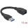 Delock Kábel - 82776 (USB-A 3.0 -> USB-A 3.0 hosszabitó kábel, apa/anya, 0,15m)