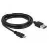 Delock Kábel - 83368 (USB-A 2.0 -> USB Micro-B, apa/apa, 3m)