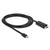 Delock Kábel - 83699 (Mini Displayport 1.1 -> HDMI, apa/apa, 2m)