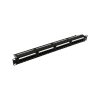 Walisec patch panel - PP-P6U2401 (24 port, Cat6, 1U, árnyékolatlan, fekete)