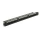 Walisec patch panel - PP-P6U2402 (24 port, Cat6, 1U, árnyékolatlan, fekete)