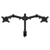 Endorfy Monitor Asztali konzol - Atlas Double (VESA, 13"-27", 2 monitor, forgatható, dönthető, Max.2x8kg, fekete)